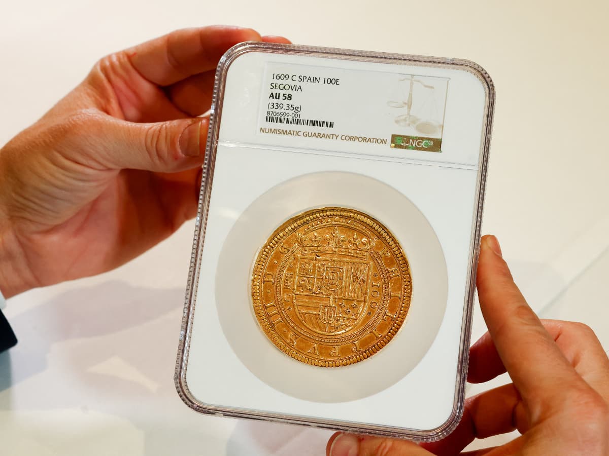Esta moneda de oro de 1609 vale más que un castillo; rompió un récord en Europa