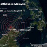 Sismo de magnitud 7.1 golpea la costa de Malasia