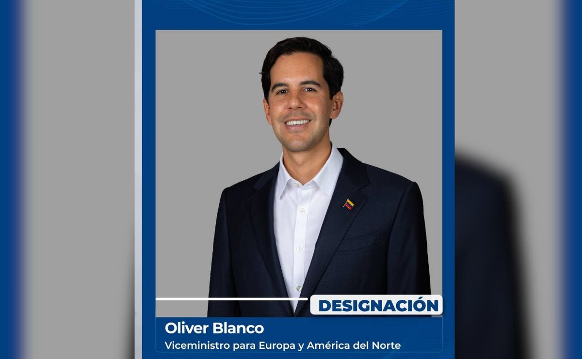 Un antichavista, vicecanciller de Venezuela para América del Norte y Europa